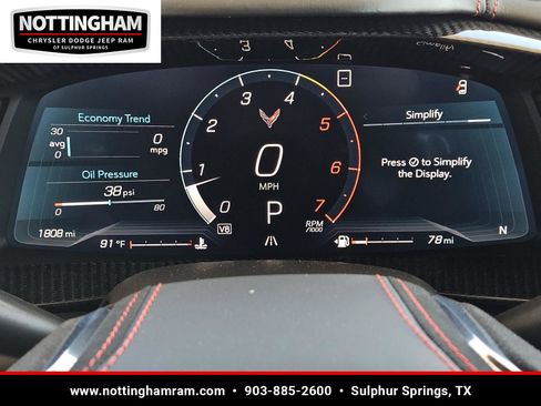 Used 2020 Chevrolet Corvette Stingray Premium Cpe w/ 3LT Preferred Equipment Group image 16