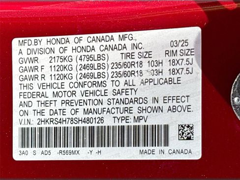 Certified 2025 Honda CR-V EX-L image 37