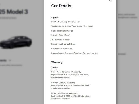 Used 2025 Tesla Model 3 Long Range AWD/4WD image 4