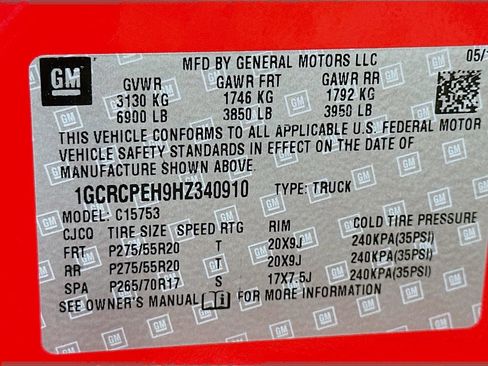 Used 2017 Chevrolet Silverado 1500 Custom w/ Custom Convenience Package RWD image 35
