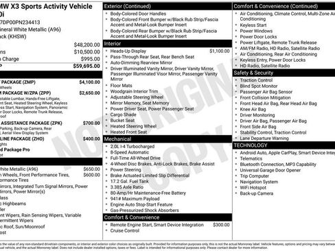 Used 2023 BMW X3 xDrive30i w/ M Sport Package AWD/4WD image 17