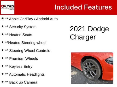 Used 2021 Dodge Charger SXT w/ Blacktop Package RWD image 4