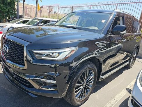 Used 2021 INFINITI QX80 Premium Select w/ Cargo Package RWD image 1