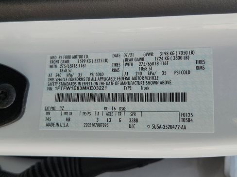 Certified 2021 Ford F150 Lariat image 30