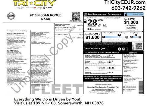 Used 2016 Nissan Rogue S image 12