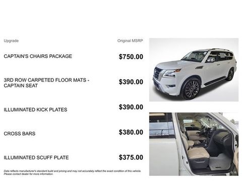 Used 2023 Nissan Armada Platinum w/ Captain's Chairs Package image 3