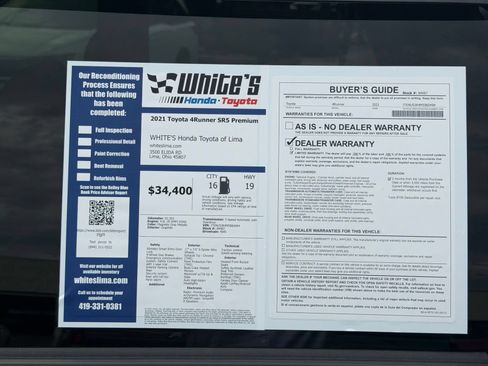 Used 2021 Toyota 4Runner SR5 Premium w/ Moonroof Package AWD/4WD image 32
