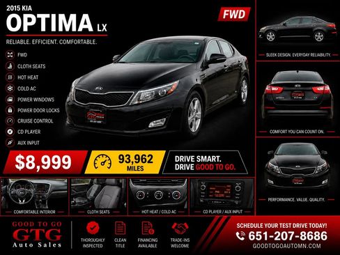 Used 2015 Kia Optima LX FWD image 1