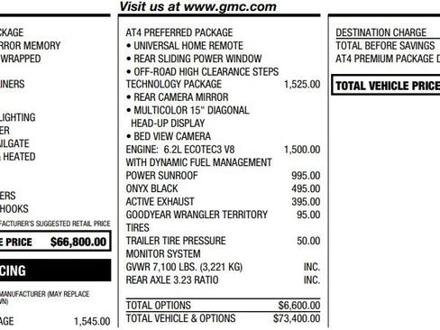 Certified 2025 GMC Sierra 1500 AT4 w/ AT4 Premium Package AWD/4WD image 2