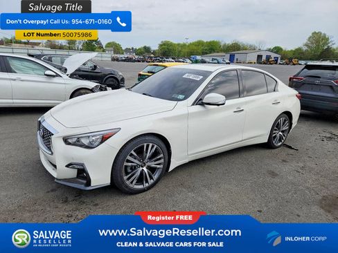 Used 2021 INFINITI Q50 Sensory w/ All Weather Package AWD/4WD image 1