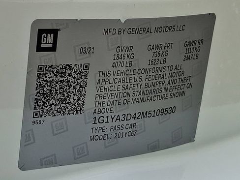 Used 2021 Chevrolet Corvette Stingray Convertible w/ 1LT RWD image 27
