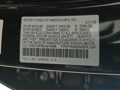 Used 2018 Honda Accord Touring image 14