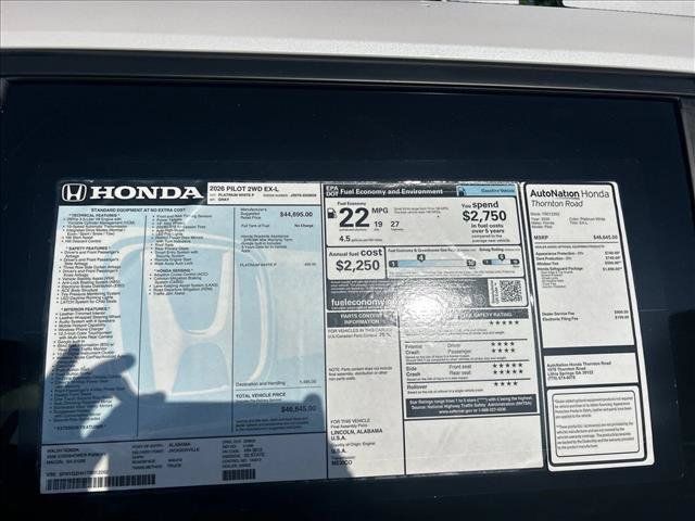 New 2026 Honda Pilot EX-L image 23