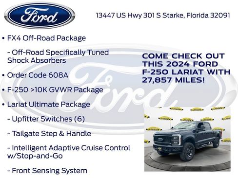 Certified 2024 Ford F250 Lariat w/ Lariat Ultimate Package AWD/4WD image 27