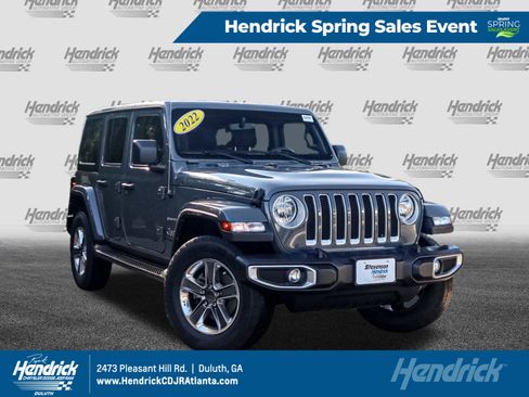 Used 2022 Jeep Wrangler Unlimited Sahara image 1