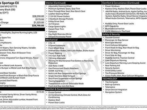 Certified 2023 Kia Sportage EX FWD image 17