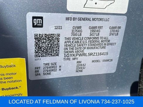 Used 2024 Cadillac Lyriq Sport w/ Nappa Leather Package AWD/4WD image 10