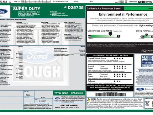 Used 2022 Ford F250 Lariat w/ Lariat Value Package AWD/4WD image 4