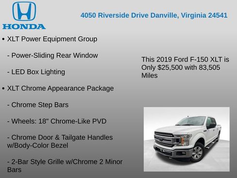 Used 2019 Ford F150 XLT w/ Equipment Group 302A Luxury AWD/4WD image 17