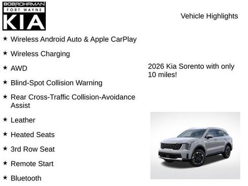 New 2026 Kia Sorento S AWD/4WD image 7