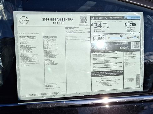 New 2025 Nissan Sentra S image 6