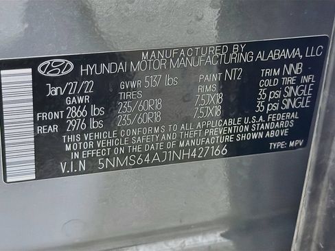 Used 2022 Hyundai Santa Fe SEL w/ Convenience Package FWD image 34