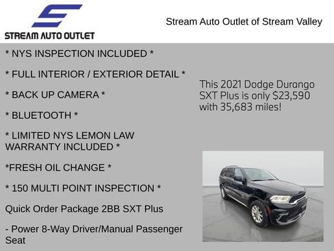 Used 2021 Dodge Durango SXT image 4
