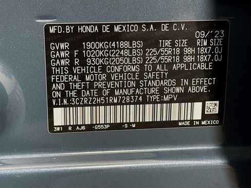 Certified 2024 Honda HR-V Sport image 27