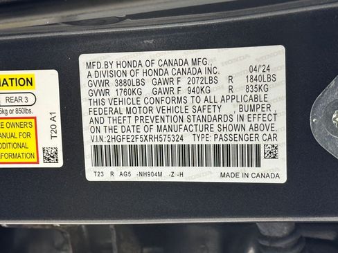 Used 2024 Honda Civic Sport image 30