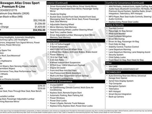 Certified 2025 Volkswagen Atlas Cross Sport SEL Premium R-Line image 35