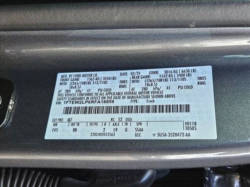 Used 2024 Ford F150 STX w/ Equipment Group 201A FX4 AWD/4WD image 22
