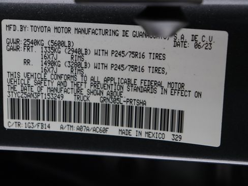 Certified 2023 Toyota Tacoma SR AWD/4WD image 38