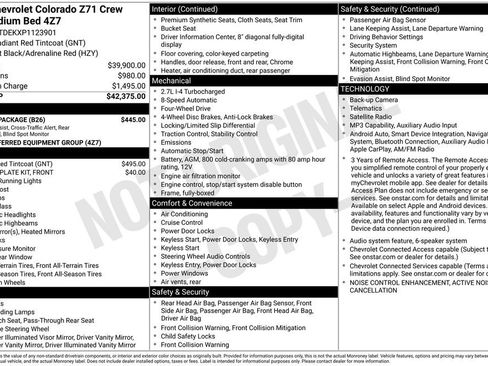 Used 2023 Chevrolet Colorado Z71 AWD/4WD image 38