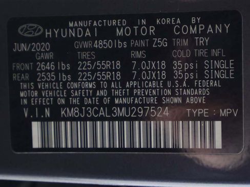 Used 2021 Hyundai Tucson Limited w/ Cargo Package image 45