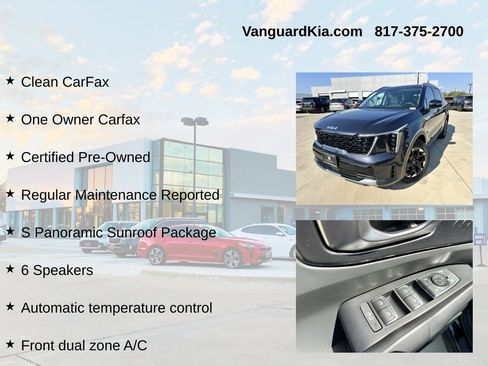 Certified 2026 Kia Sorento S w/ S Panoramic Sunroof Package FWD image 6
