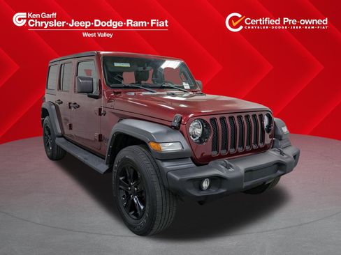 Certified 2021 Jeep Wrangler Unlimited Sport AWD/4WD image 1