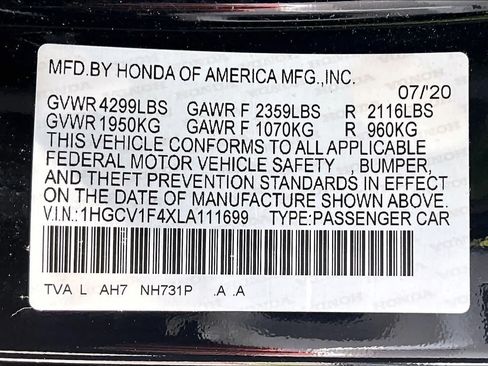 Used 2020 Honda Accord EX image 36