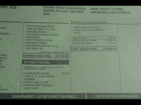 New 2026 Chevrolet Trax LS w/ LS Convenience Package FWD image 21