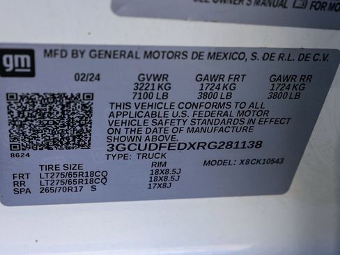 Used 2024 Chevrolet Silverado 1500 LT Trail Boss w/ Protection Package image 32