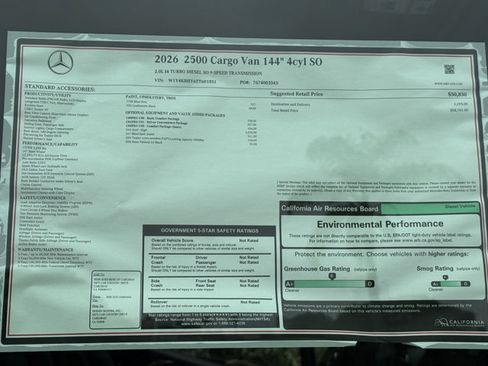 New 2026 Mercedes-Benz Sprinter 2500 image 12