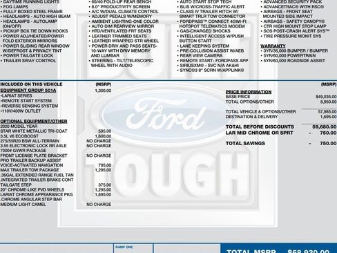 Used 2020 Ford F150 Lariat image 2