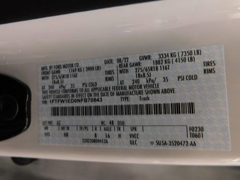 Used 2022 Ford F150 Lariat w/ Equipment Group 502A High image 35