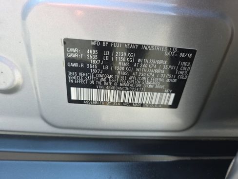 Used 2017 Subaru Outback 2.5i Limited AWD/4WD image 35