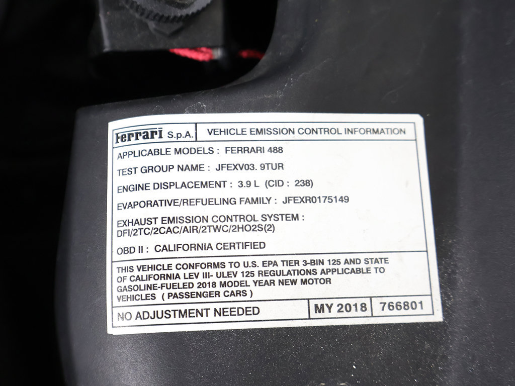 Used 2018 Ferrari 488 Spider RWD image 52