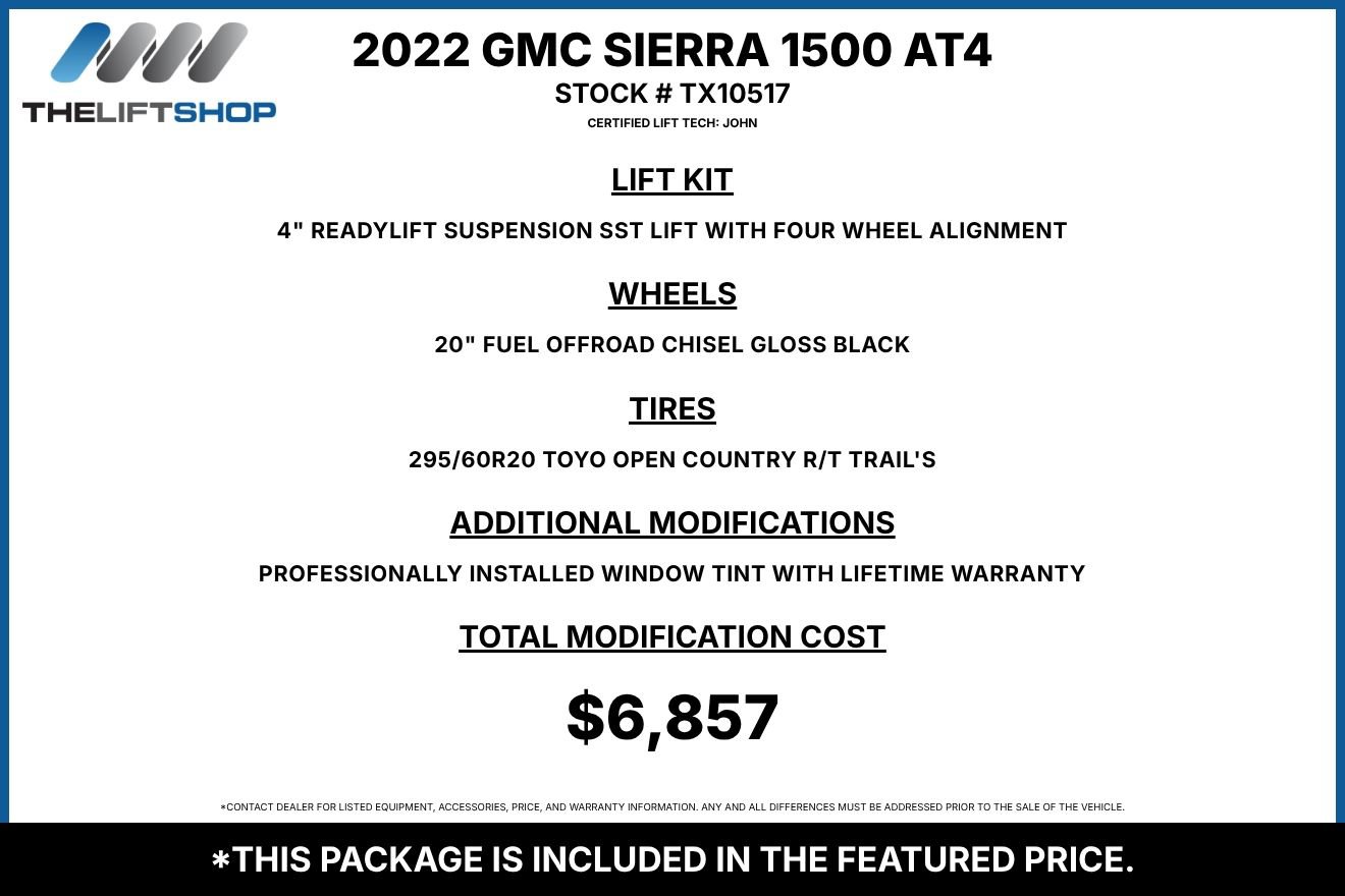 Used 2022 GMC Sierra 1500 AT4 w/ AT4 Preferred Package AWD/4WD image 2