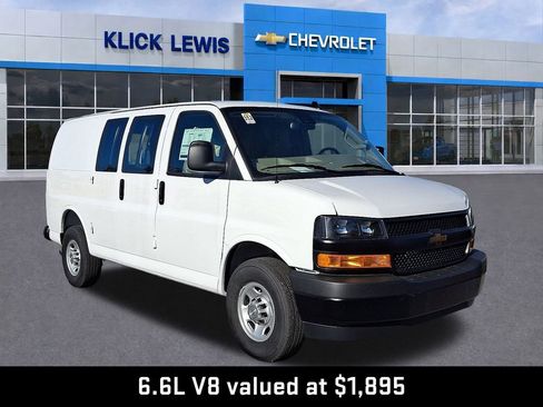 New 2025 Chevrolet Express 3500 w/ Driver Convenience Package RWD image 1