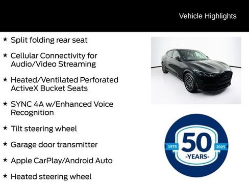 Certified 2025 Ford Mustang Mach-E Premium AWD/4WD image 16
