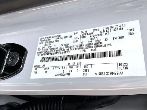 Used 2023 Ford F150 XLT w/ Equipment Group 302A High AWD/4WD image 34
