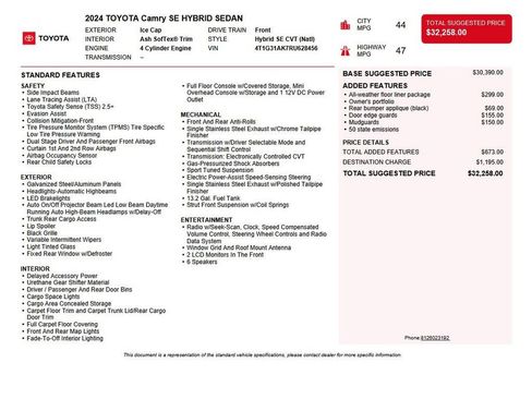 Used 2024 Toyota Camry SE FWD image 35