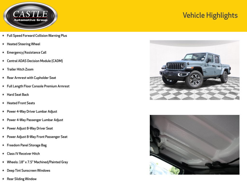 New 2026 Jeep Gladiator Sport AWD/4WD image 14